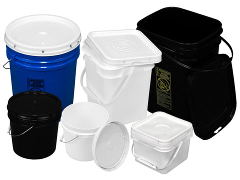 Buckets with Snap Lids