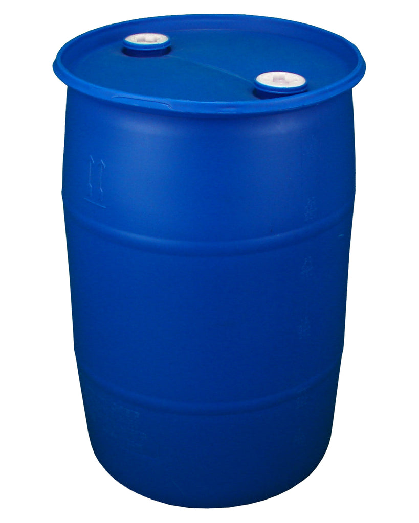 Plastic Drum - 30 Gallon, Closed Top, Natural S-17008 - Uline