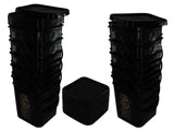 4 Gallon Black Square Bucket with Lid