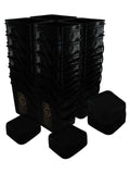 4 Gallon Black Square Bucket with Lid