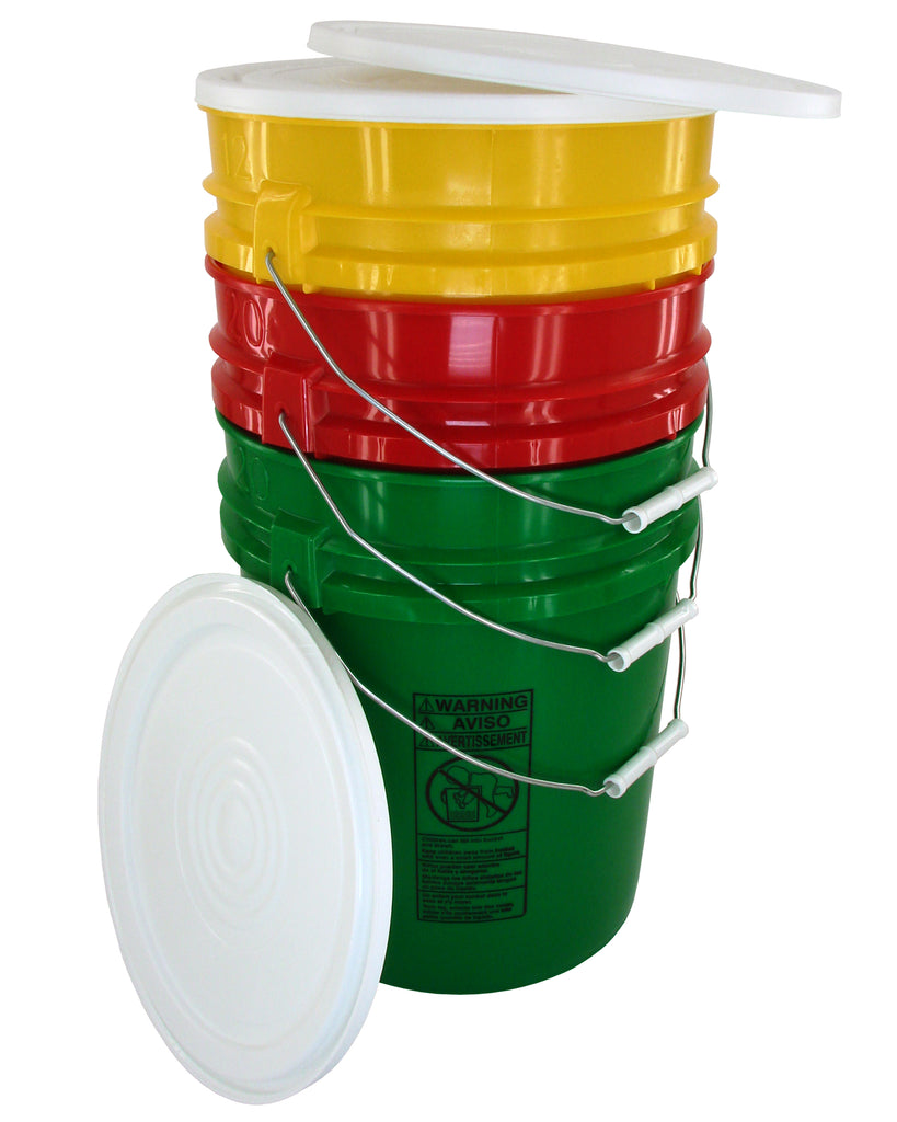 5 Gallon Bucket with EZ Peel Snap On Lid TankBarn