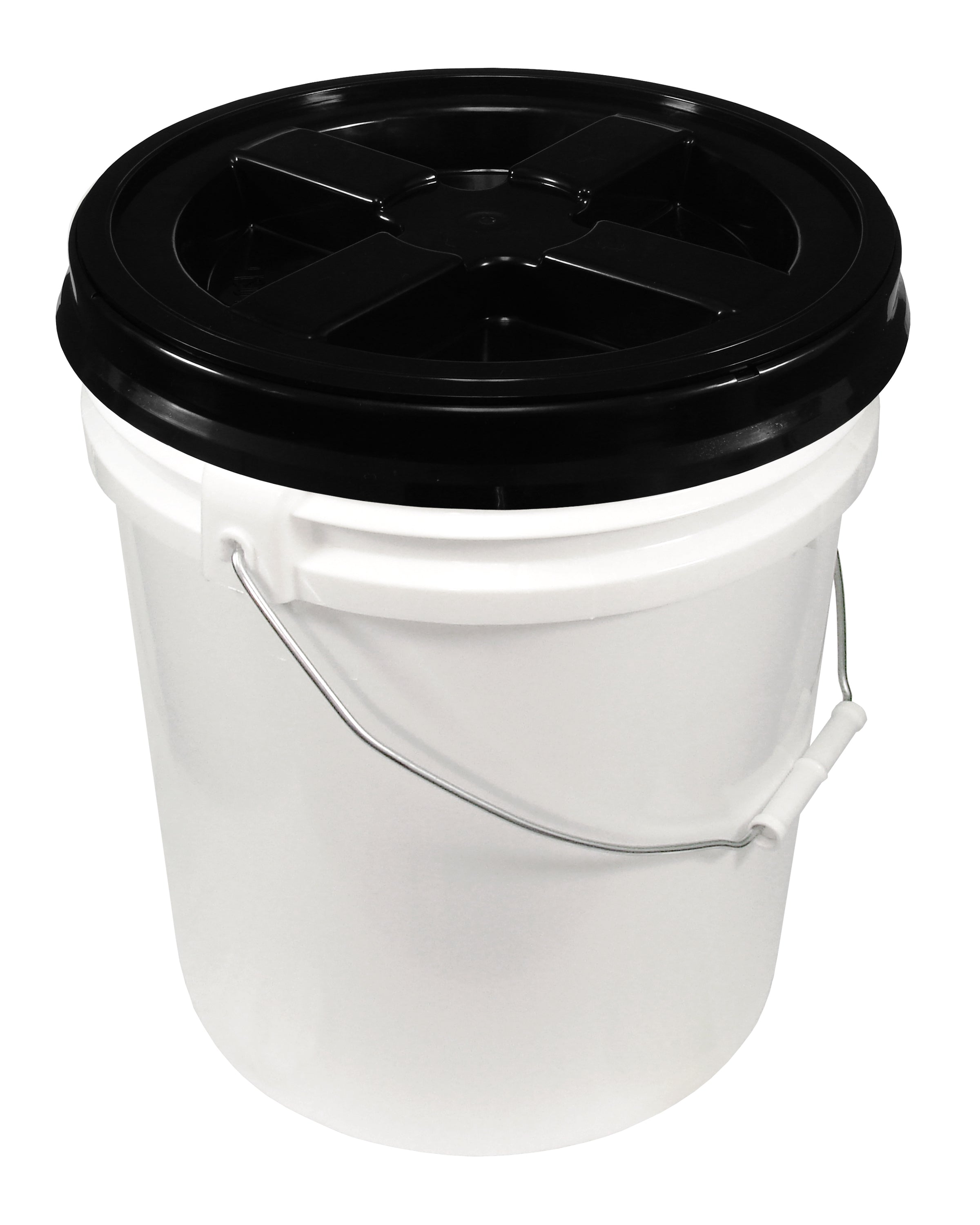 Gallon Bucket Screw On Lid EPackageSupply Gallon White Bucket