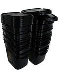5.3 Gallon Rectangular Bucket with Hinged Snap On Lid