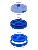 Assorted Color Buckets with matching Gamma Lids, 5 Pack