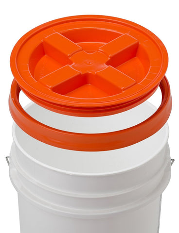 6 Gallon Premium Titanfood Storage Bucket With Rubber Gasket And