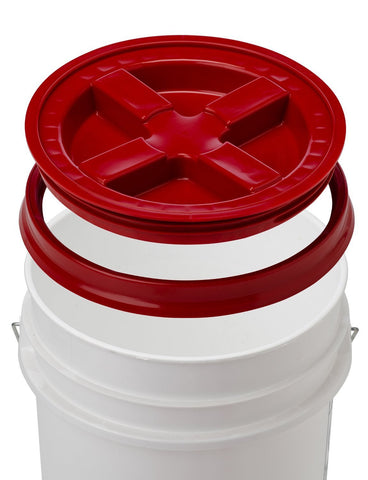 6 Gallon Premium Titanfood Storage Bucket With Rubber Gasket And Lid