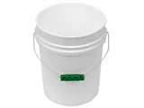 5 Gallon White Bucket with Oversized Ergonomic Grip - TankBarn
