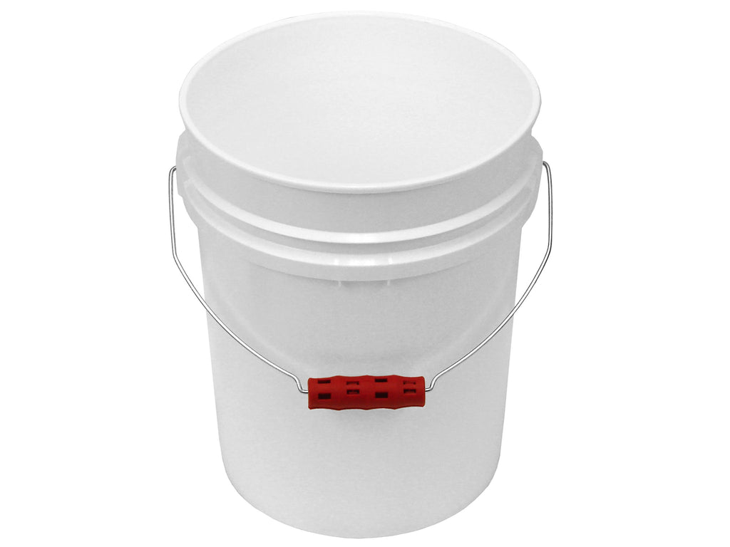 Padded Thick Foam Bucket Seat with 5 Gallon Bucket - White